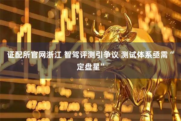 证配所官网浙江 智驾评测引争议 测试体系亟需“定盘星”